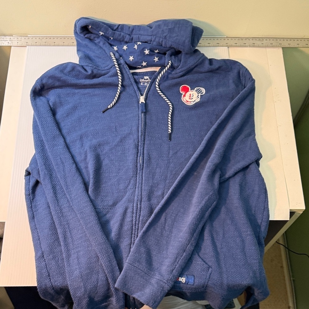 Blue Mickey Mouse Zip Hoodie, Disneyland